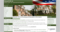 Desktop Screenshot of maxwellhousing.com