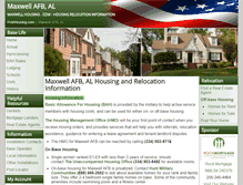 Tablet Screenshot of maxwellhousing.com